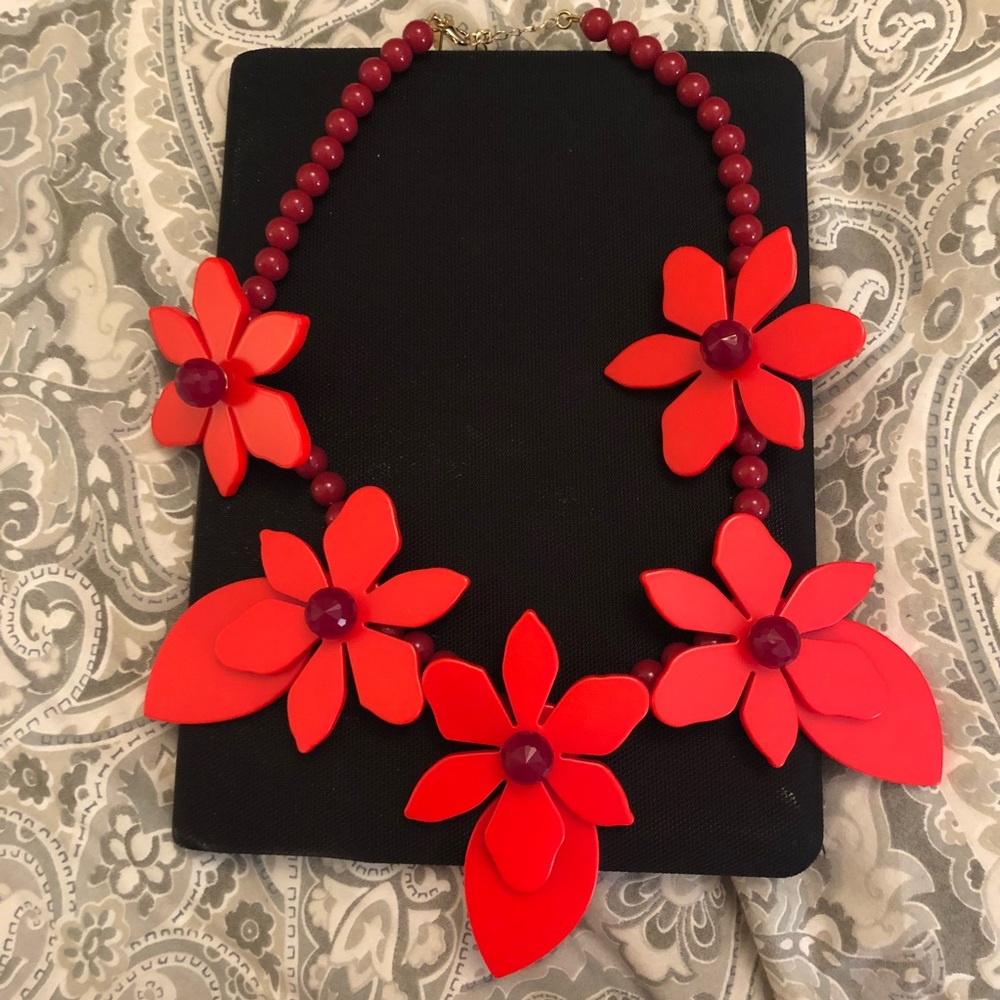 FINAL SALE Kate Spade Lovely Lillies 22” Necklace